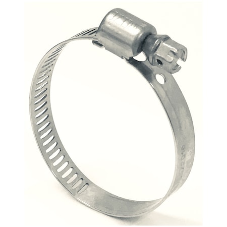 Breeze Hose Clamp NAS1922 1/4" 300 SS Hex Screw w/Hole 0.55" - 0.87", PK10 NAS1922-0075-3H